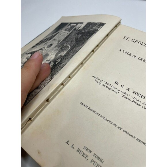 St George For England By G A Henty 1897 Rare Old Book - Picture 9 of 12